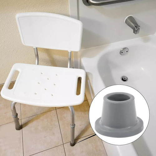 8 Piezas De Patas De Silla De Ducha Con Puntas De Goma Para