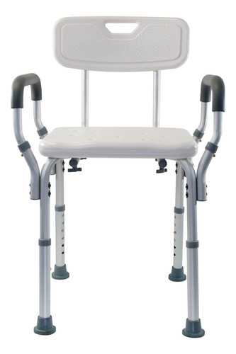 Silla Ajustable Ducha Respaldo Y Asas De Apoyo, Silla D...