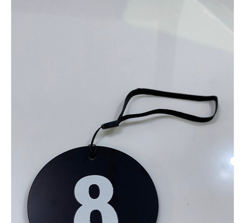 50 Placas Numeradas Provador Ordem De Chegada Com Cordão