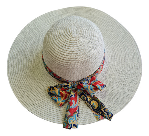 Sombrero De Playa Mujer Sol Protección Solar Cadena
