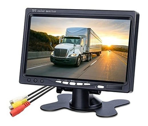 B-qtech 7 Inch Hd Vehicle Backup Camera Monitor Rear View Re