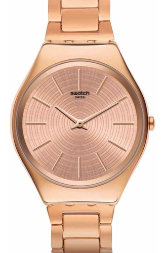 Reloj Swatch Goldtralize Mujer Syxg110g Color de la malla Rose Color del bisel Rosé Color del fondo Rosé