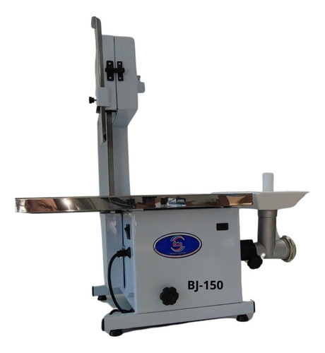 Mini Serra Fita Mesa Móvel Com Moedor Carne Boca 5 Bja-150
