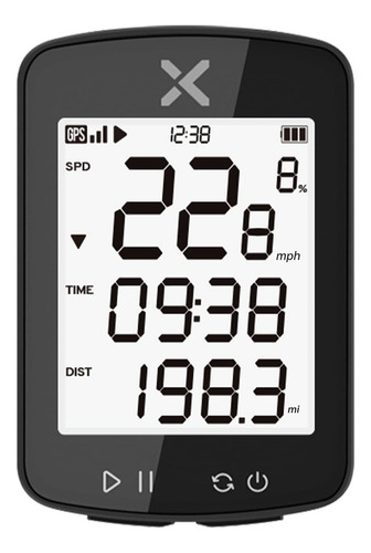 Computadora De Bicicleta Gps Inalámbrica Con Pantalla Lcd