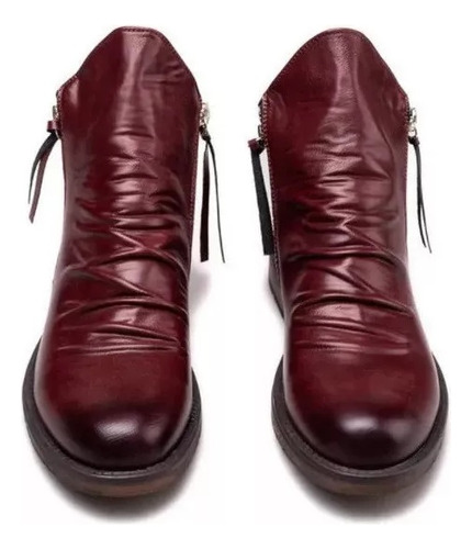 Botas Chelsea Térmicas Con Cremallera Y Borlas Para Hombre