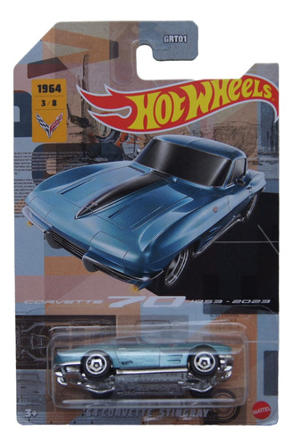 Hot Wheels Corvette 70 Series 3/8 - ´64 Corvette Stingray