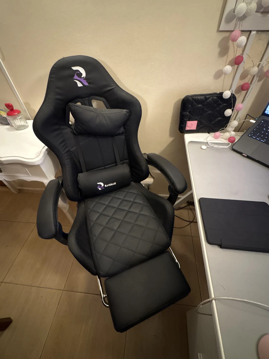 Foto real de Silla Gamer Con Luces Ragnar® Bifröst Lx900 All-black