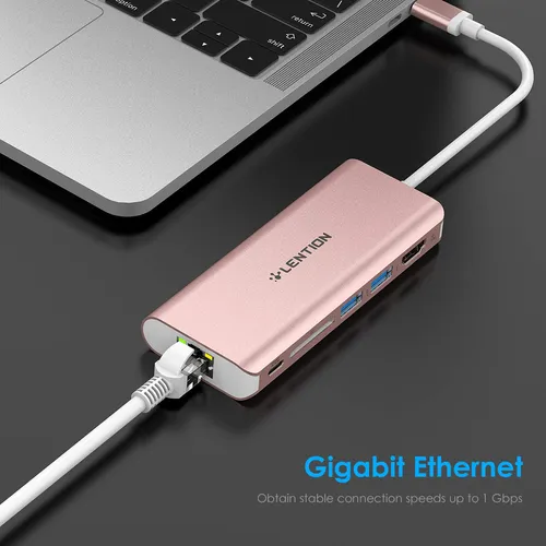 Lention Hub Usb C Con Hdmi 4k Y 2 Usb 3.0