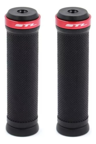 Grips-mangos Mtb Stl Con Anillo Y Tapón De Seguridad 130mm