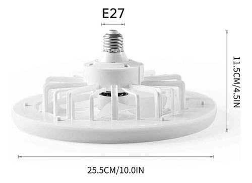 L Ventilador De Teto N E27 Com Luzes Fechadas, Ventila Light