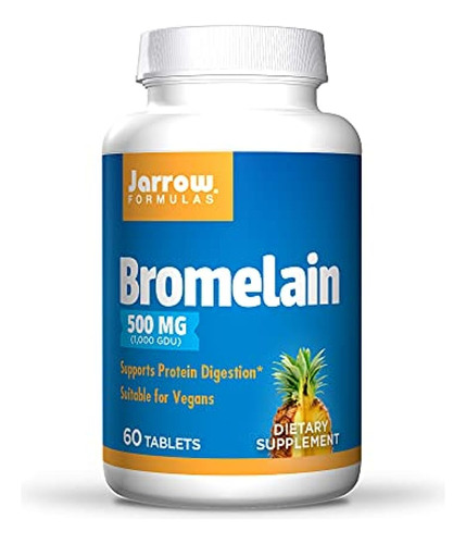 Jarrow Formulas Bromelina 500 Mg - 60 Tabletas - Enzimas Que