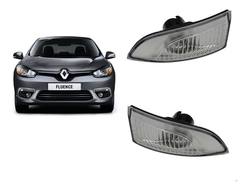 Faro Giro Espejo Renault Megane 3 Fluence Izq / Der Fitam