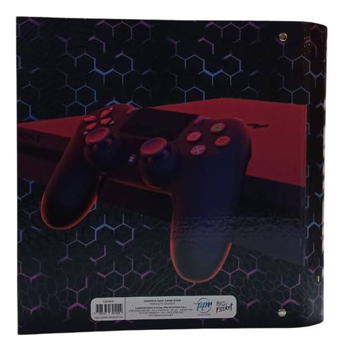 Carpeta N°3 Ppr 3x40 Game Zone Negro