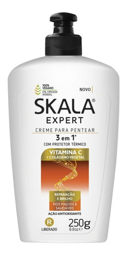 Creme Pentear Reconstrução Hidratação Vitamina C Skala 250g