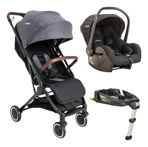 Carrinho De Bebê Sprint Ii Com Bebê Conforto E Base Isofix