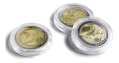 10 Cápsulas Para Monedas Premium Ultra 18 Mm Leuchturm