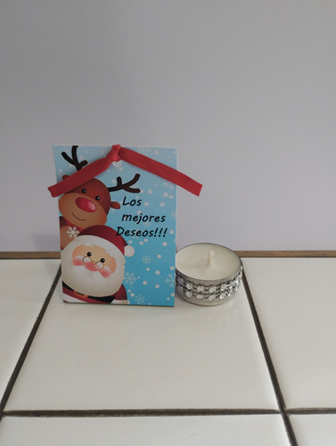 Souvenir Navidad Velitas De Noche X10