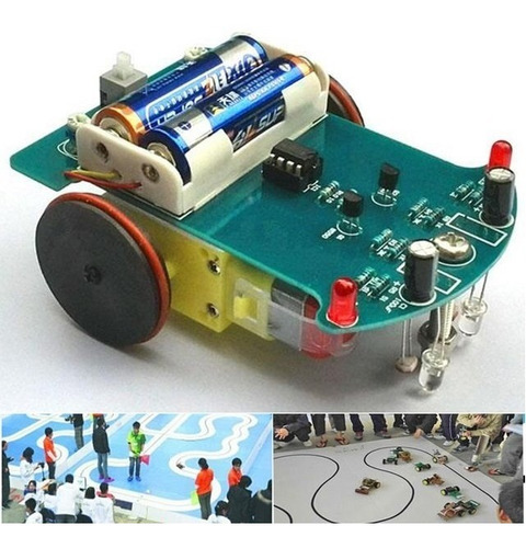 Kit 3 Carros Eletrônicos Inteligentes - Monte Você Mesmo