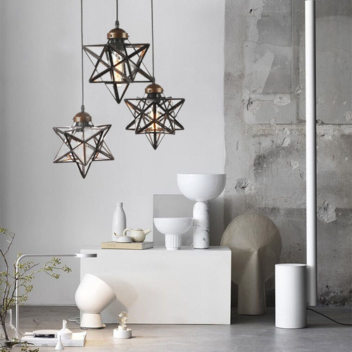 Moravian Star Chandelier 3-light Pendant Light Dining