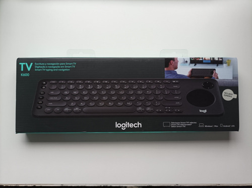 Teclado Logitech Tv K600 Bluetooth Pc Android Ios Mac Pc