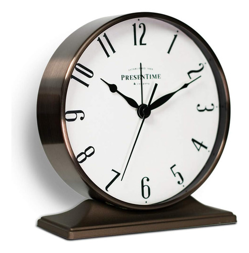 Presentime & Co Lewis Mantel Reloj Despertador, 5,5 X 5 PuLG