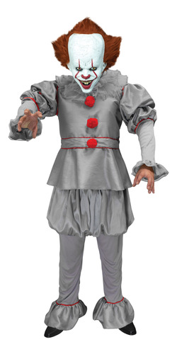 Pennywise (2017) Deluxe Adult Costume Ghoulish Productions Halloween Cosplay Fiesta De Disfraces