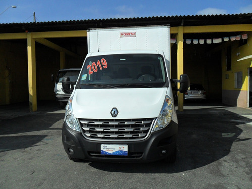 Imagem 3 de 12 de Renault Master 2019 Com Baú De Alumínio