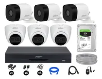Comprar Cámaras Seguridad Dahua Kit 6 5mp + 1tb 03 Camaras Audio P2p