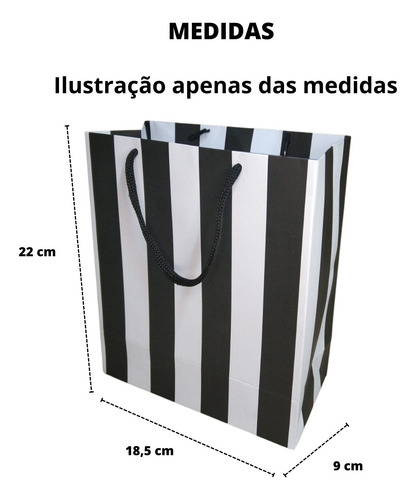 250 Sacolas 1 Cor De Papel 18x22x9cm