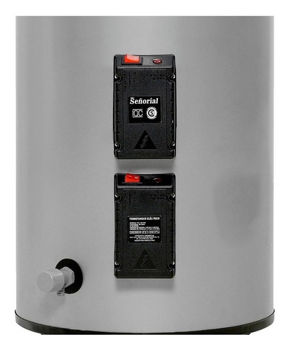 Imagen 2 de 2 de Termotanque eléctrico Señorial Family TTS-90 EAR gris plata 90L 230V