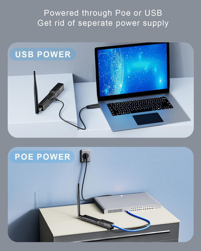 Adaptador Zigbee Smlight Slzb-06 Eth Wifi Usb Poe Home Assis