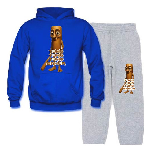 Conjunto Buzo - Polerón Niños Brainrot Cocodrilo Bombardino