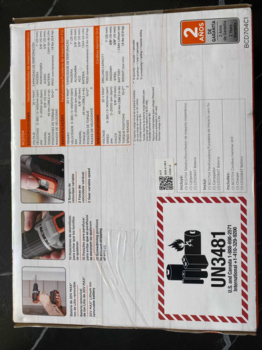 Taladro Atornillador Black +decker