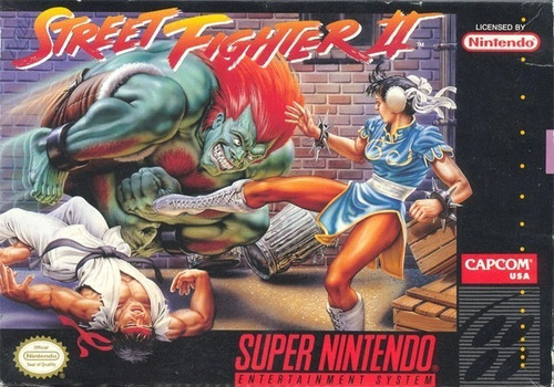 Imagem 2 de 2 de Fita Super Nintendo Street Figther Ii Campcom Usa