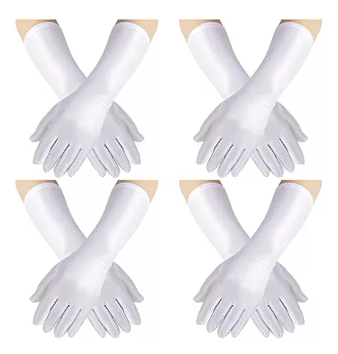 Guantes de disfraz blancos para niños