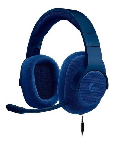 Fone de ouvido over-ear gamer Logitech G Series G433 blue