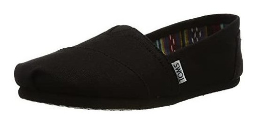 Clásico Negro Lienzo 001001b07-blk Mujeres De Toms.