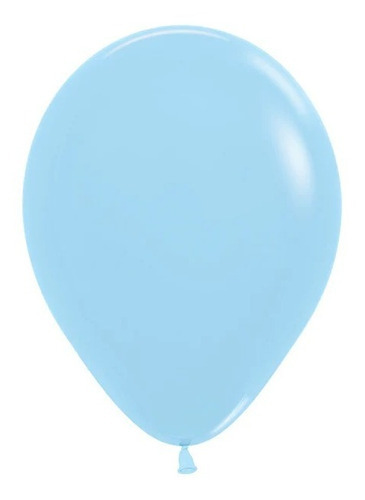 Globos R-5 Pastel Mate Azul X 50 - Sempertex