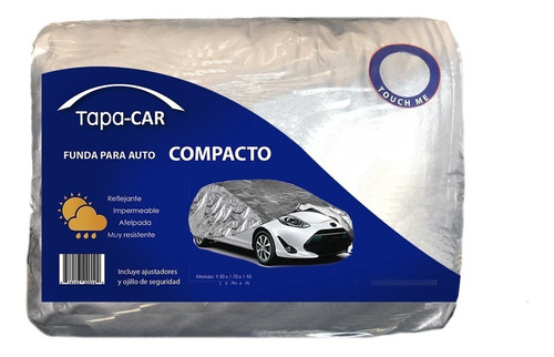 Funda Afelpada Para Auto Compacto Hatchback Tapa Car