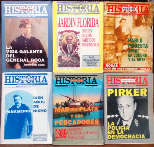 Revista Todo Es Historia (1989-1992) Ver Detalle 39 Ejempl. (Usado)