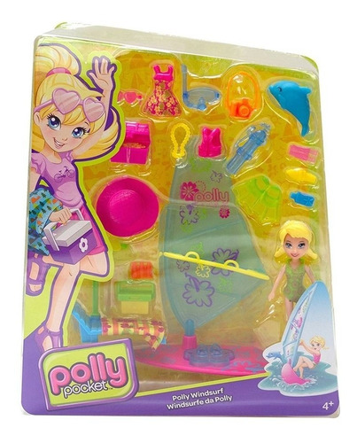 Polly Pocket Y Su Windsurf Fvh41 De Mattel