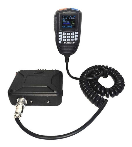 Base Movil Mini Anysecu Wp-9900 Vhf/uhf 25w Pantalla Color