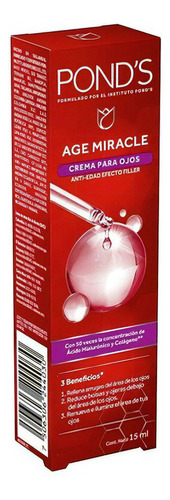 Crema Ponds Age Miracle Contorno De Ojos X 15ml