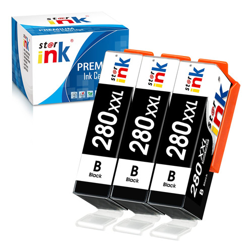 Starink - Cartucho De Tinta Compatible Con Canon 280 Pgi-28.