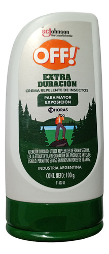 Repelente Off Verde Extra Duración (10 Horas) 2 Unidades