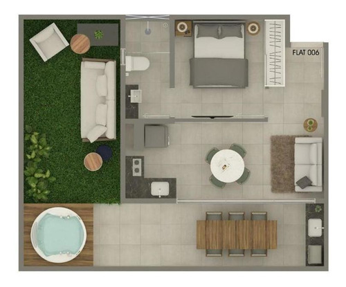 Imagem 29 de 30 de Flat À Venda, 22 M² Por R$ 215.460,00 - Jardim Oceania - João Pessoa/pb - Fl0015