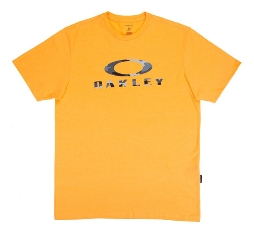 Camiseta Oakley Camuflada Ss Tee Sun Orange