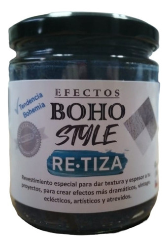 Efectos Boho Style De Retiza 400 Grs Acab. Mate, Base Agua