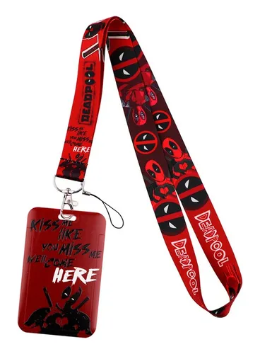 comprar Porta Carnet Y Lanyard Deadpool Porta Documentos Gafete
