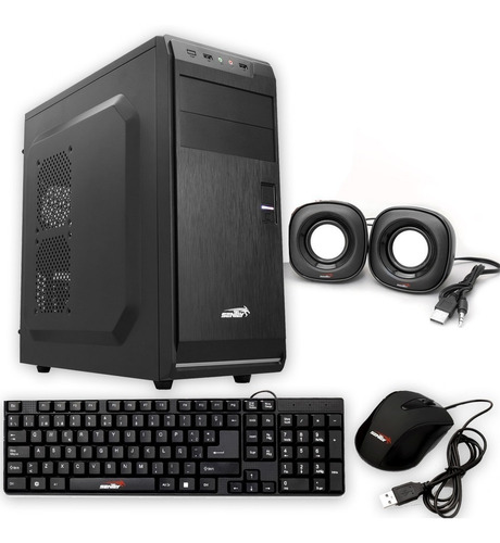 Pc Low Cost Oficina Amd 4core 4gb 120gb Ssd Vgahdmi Comserie